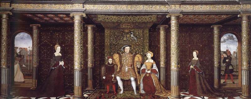 The Family of Henry Viii, unknow artist